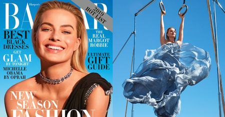 Uśmiechnięta Margot Robbie powraca na okładce "Harper's Bazaar"