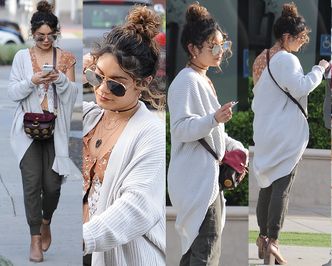 #TRENDY: Vanessa Hudgens w luźnym kardiganie