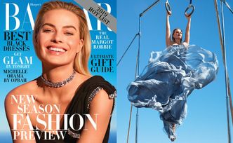 Uśmiechnięta Margot Robbie powraca na okładce "Harper's Bazaar"