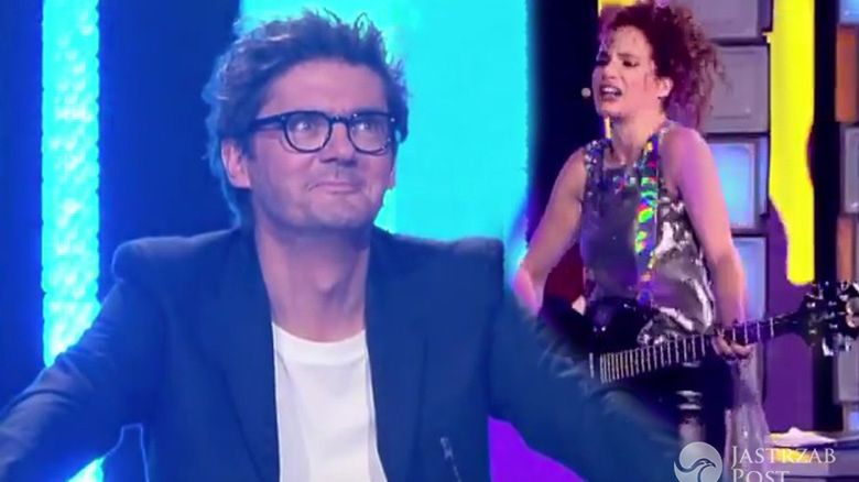 Anna Dereszowska śpiewa piosenkę dla Kuby Wojewódzkiego