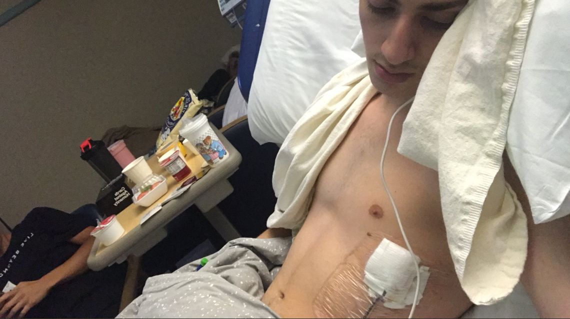 Chance Ammirata prawie zmarł przez wapowanie