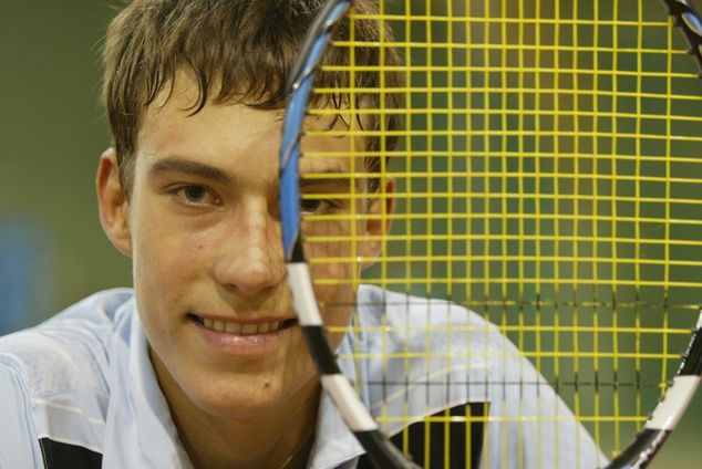 W 2007 r. Janowicz dotarł do finału juniorskiego US Open (fot. Jacek Herok/Newspix).