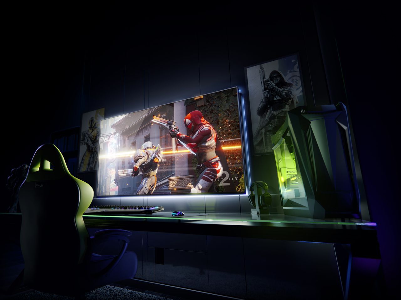 NVIDIA prezentuje na CES gigantyczne monitory z wbudowaną konsolą