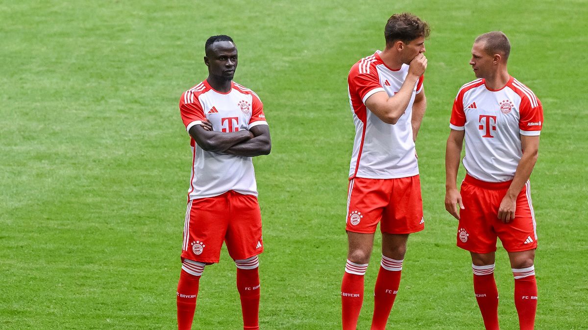 Getty Images / Harry Langer/DeFodi Images / Na zdjęciu: Sadio Mane, Leon Goretzka i Joshua Kimmich