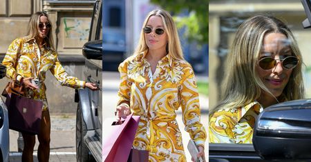 Ewa Chodakowska cała w Dolce & Gabbana wgramoliła się do swojej fury za MILION ZŁOTYCH. Powiało luksusem? (ZDJĘCIA)