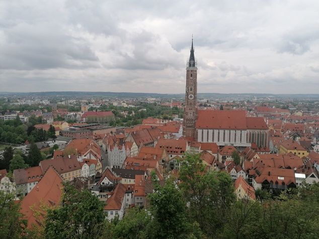 Obecny widok na Landshut