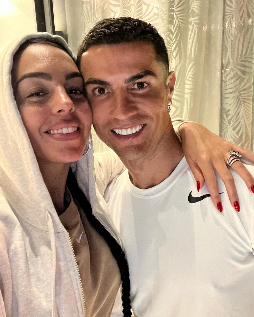 Georgina Rodriguez and Cristiano Ronaldo