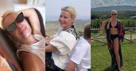 Ubrana w bikini Małgorzata Kożuchowska snuje refleksje o przedłużeniu wakacji. Aktorka pokazała też SYNA na nowym zdjęciu