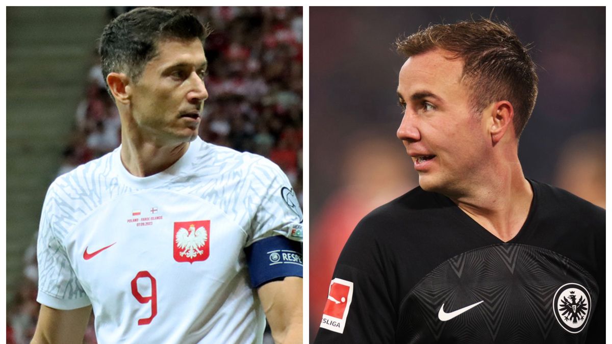 WP SportoweFakty / Kuba Duda/WP SportoweFakty oraz Adam Pretty/Getty Images / Robert Lewandowski (z lewej) i Mario Goetze grali wspólnie przez wiele lat.