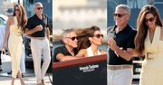 George Clooney i młodsza od niego o 17 lat Amal meldują się w Wenecji: rejs łodzią, czułości i eleganckie stylizacje
