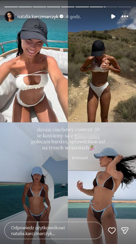 Natsu prezentuje swoją kolekcję bikini
