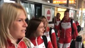 Polska kadra wylądowała na Okęciu. Wtedy zaczęły się te sceny