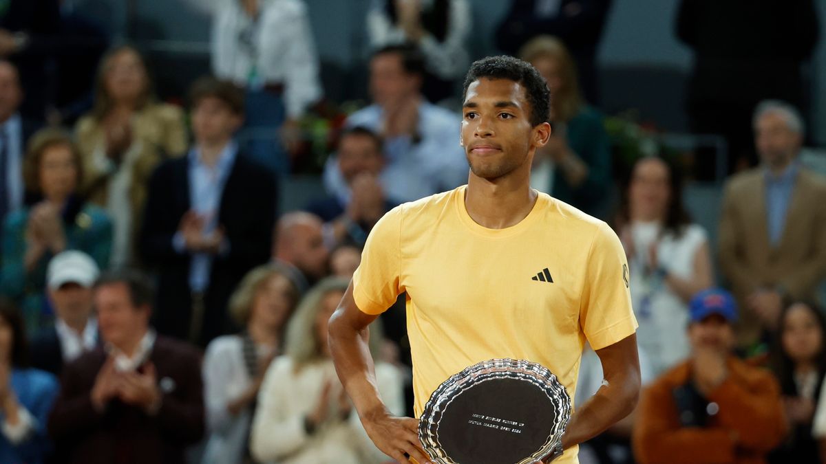 Zdjęcie okładkowe artykułu: PAP/EPA / Chema Moya / Na zdjęciu: Felix Auger-Aliassime, finalista Mutua Madrid Open 2024