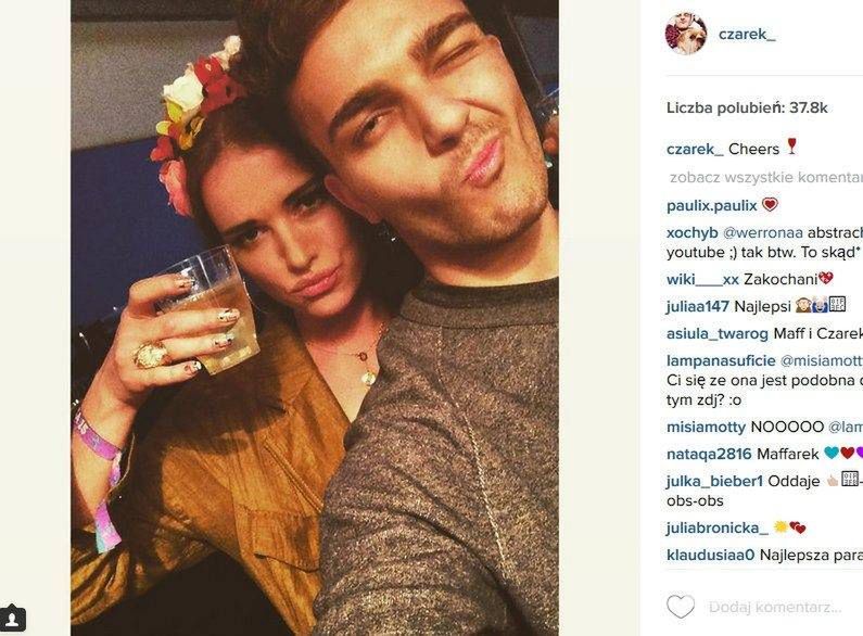 Maffashion i Czarek Jóźwik na Instagramie