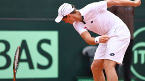 Puchar Davisa: Kamil Majchrzak nie wyszedł do meczu z Damirem Dzumhurem