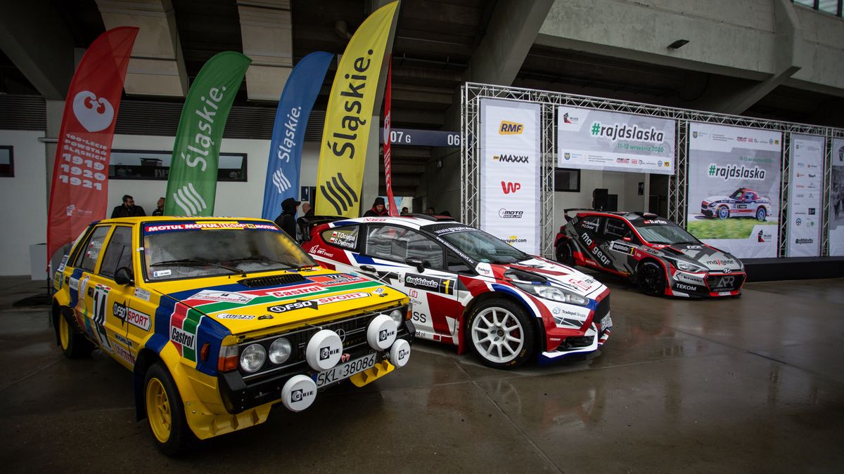 Materiały prasowe / Kaja Wróblewska / Na zdjęciu: załogi biorące udział w Rajdzie Śląska