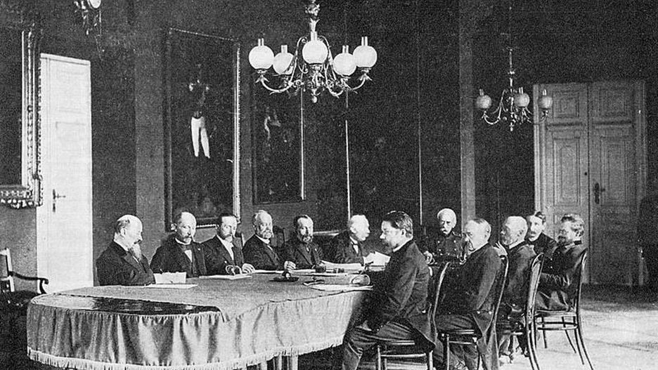 Ostatnie posiedzenie Magistratu Warszawy z udziałem prezydenta Sokrata Starynkiewicza