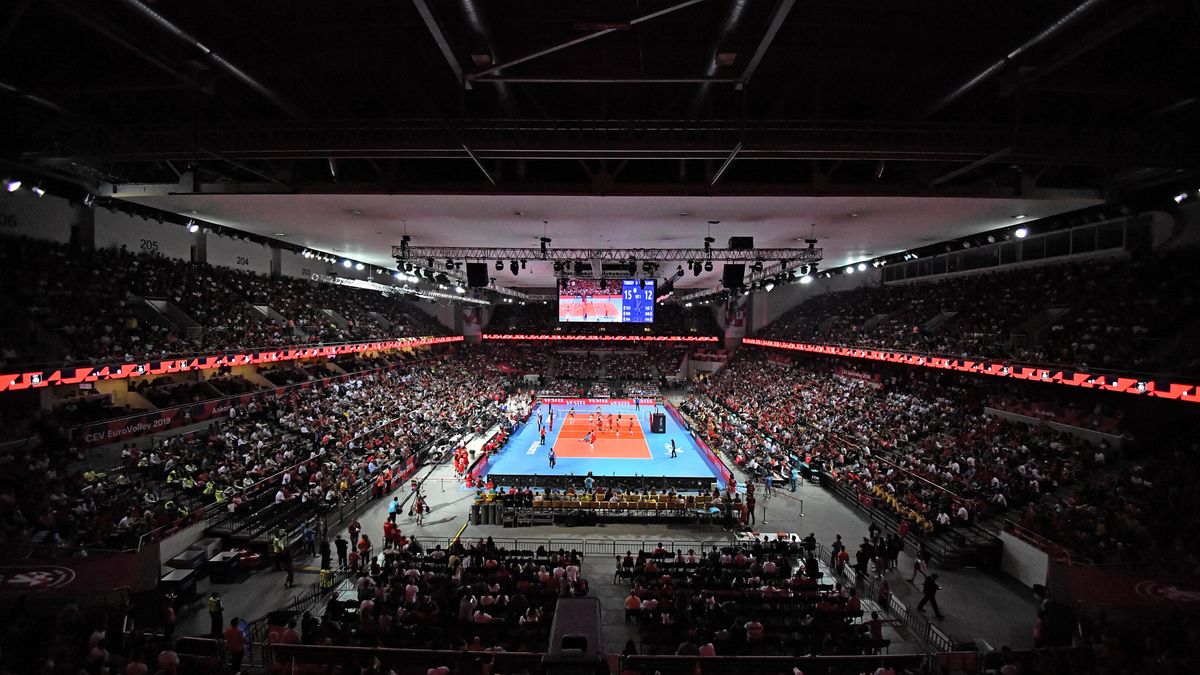 Ankara Arena podczas półfinału ME z Polską