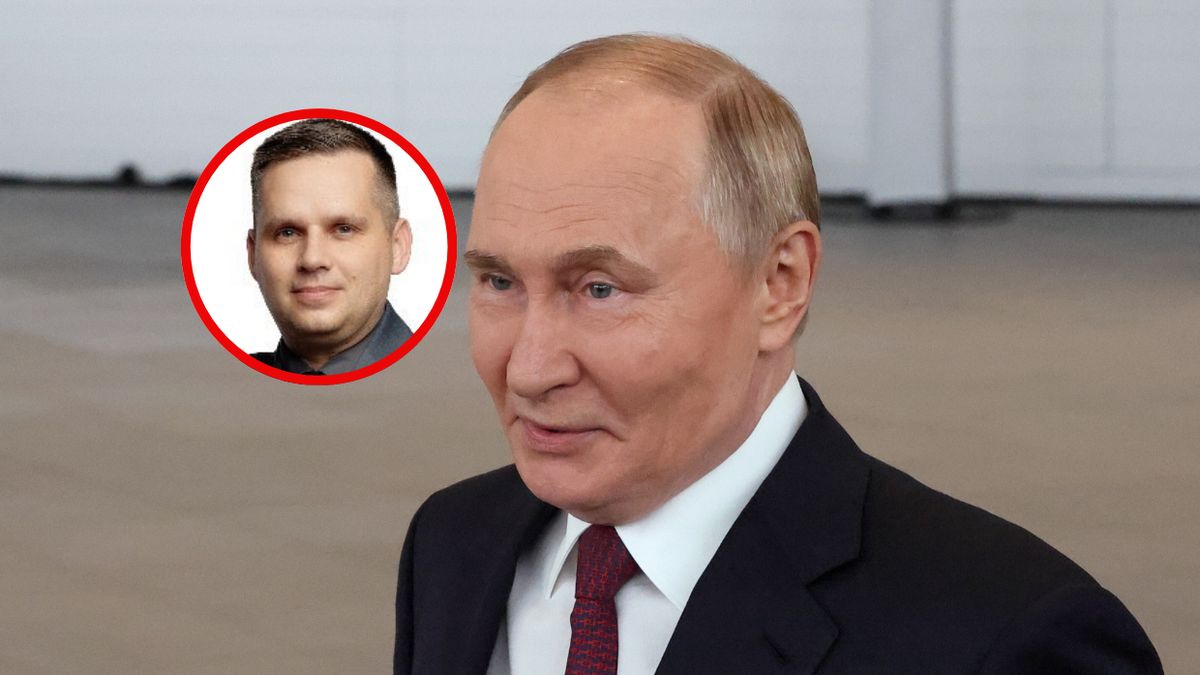 Władimir Putin i ppłk rez. Maciej Korowaj