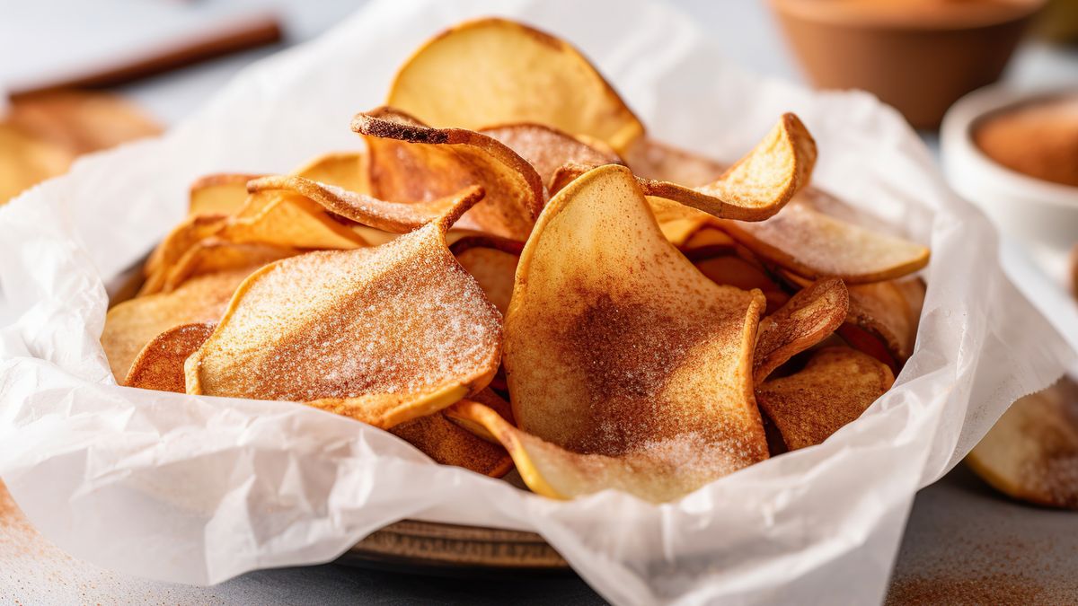 Domowe chipsy z jabłek