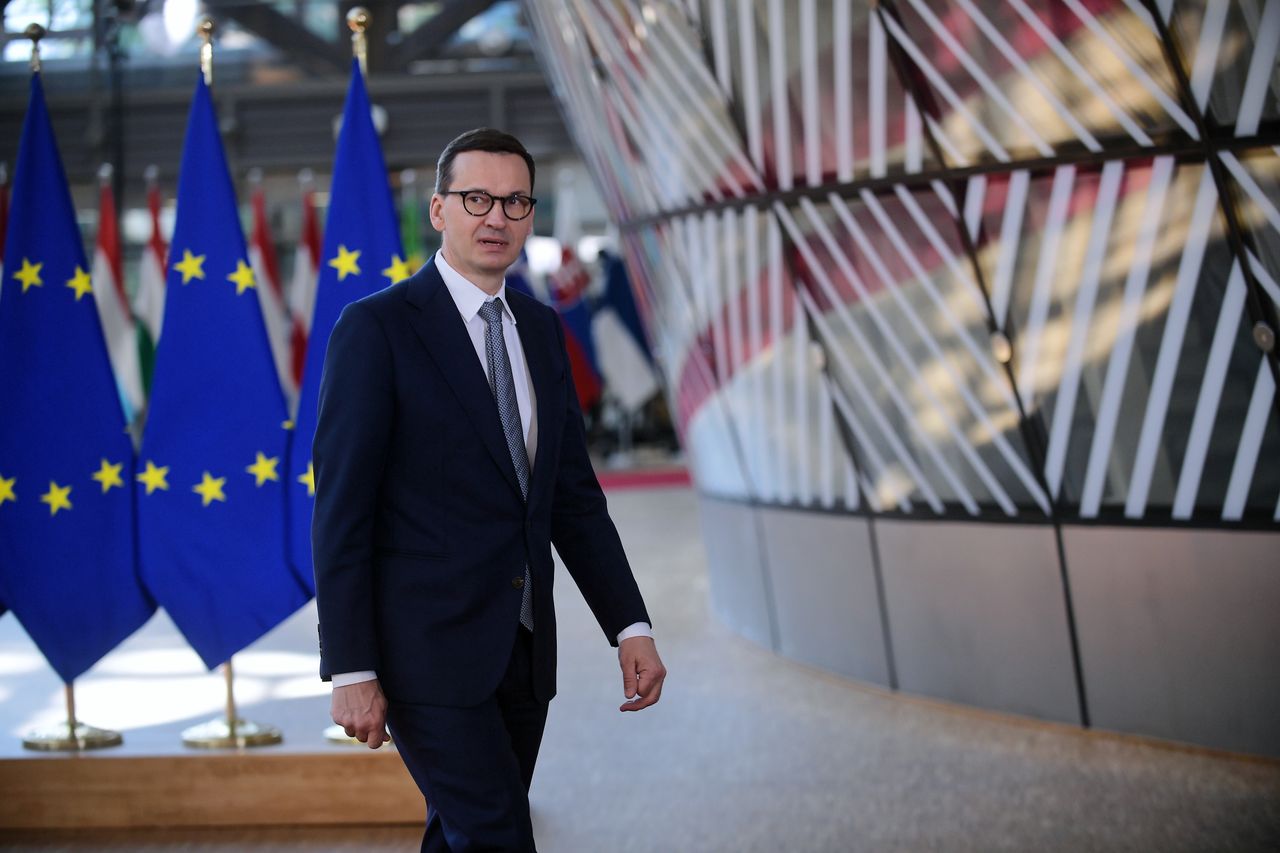 Premier Mateusz Morawiecki uważa, że najpoważniejszą bronią UE wobec Rosji jest gospodarka 