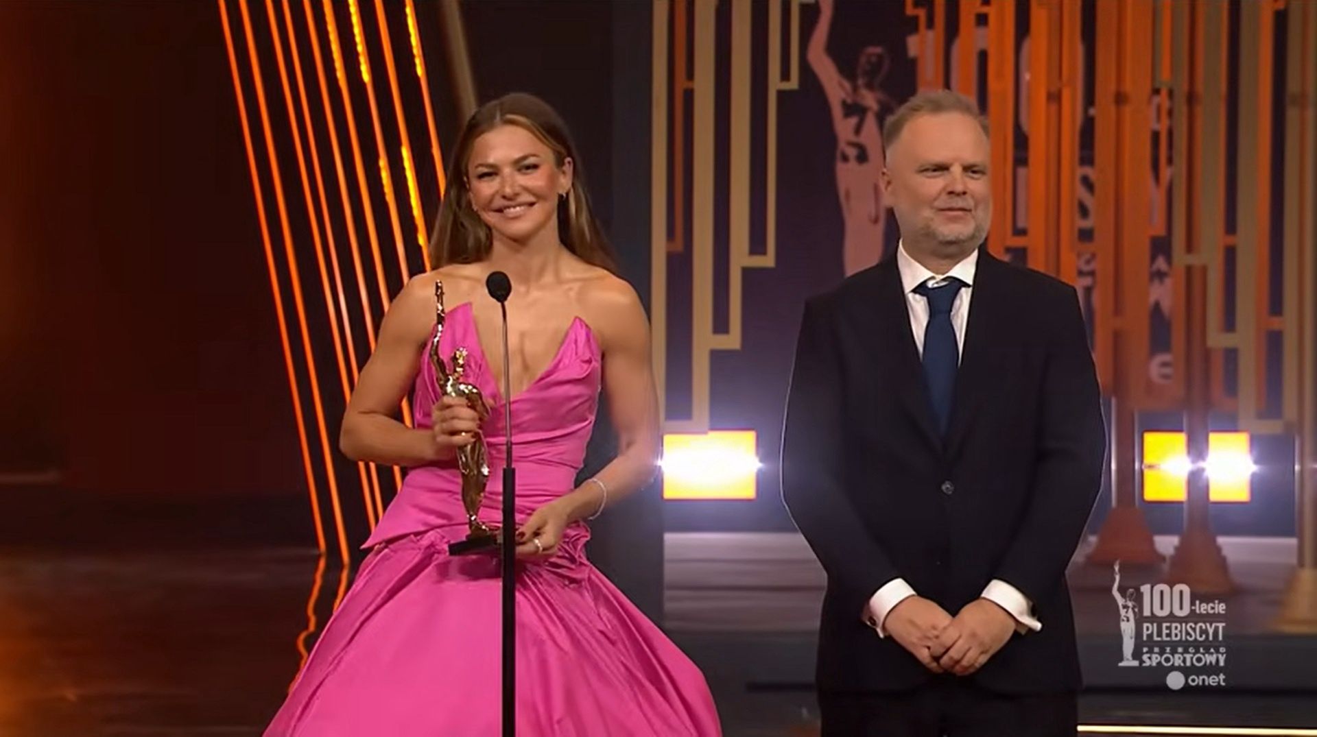 Anna Lewandowska na Gali Mistrzów Sportu