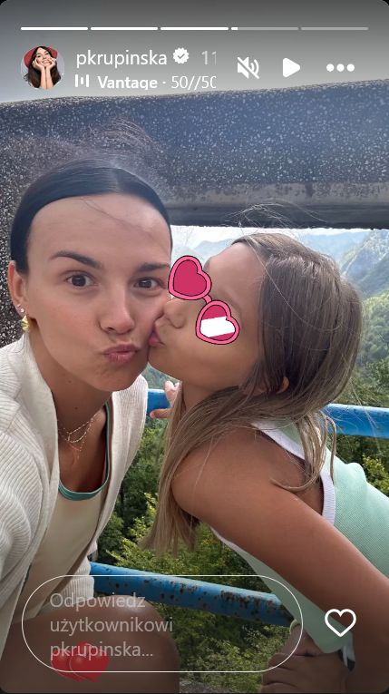 Paulina Krupińska na wakacjach z mężem i dziećmi.