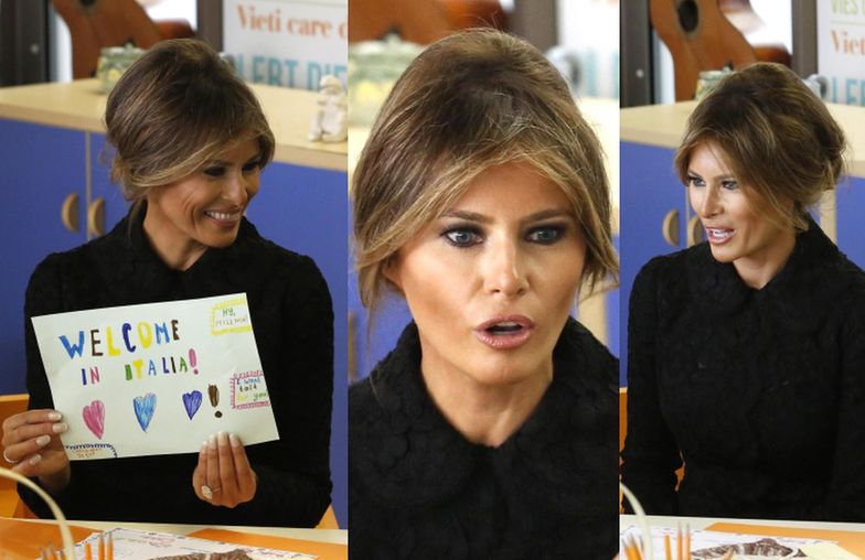 Melania Trump z wizytą w szpitalu dziecięcym