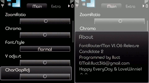 Wymiana czcionek w Symbianie S60v3 1