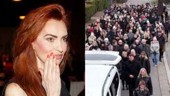 Wzruszające nagranie z pogrzebu Maciąg. Nad cmentarzem latał dron