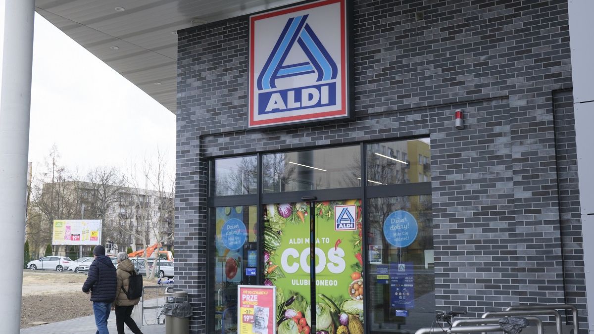 Aldi przy ul. Nałkowskich w Lublinie