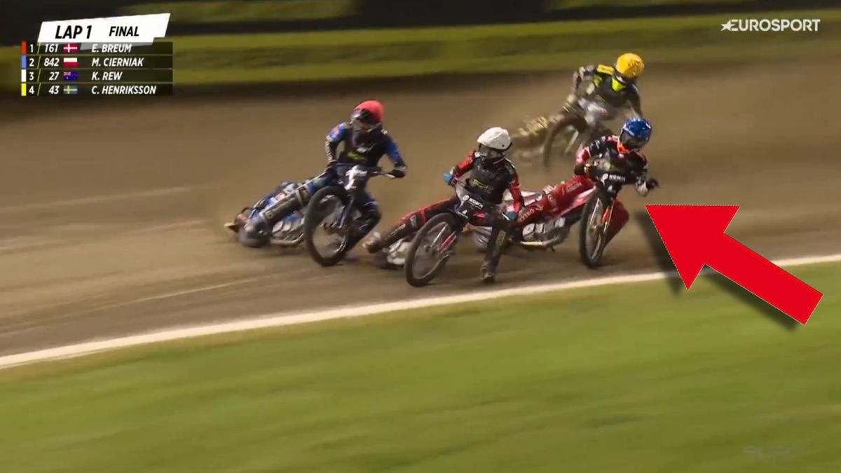 Materiały prasowe / Eurosport / Kadr z wyścigu finałowego GP2 w Gorzowie