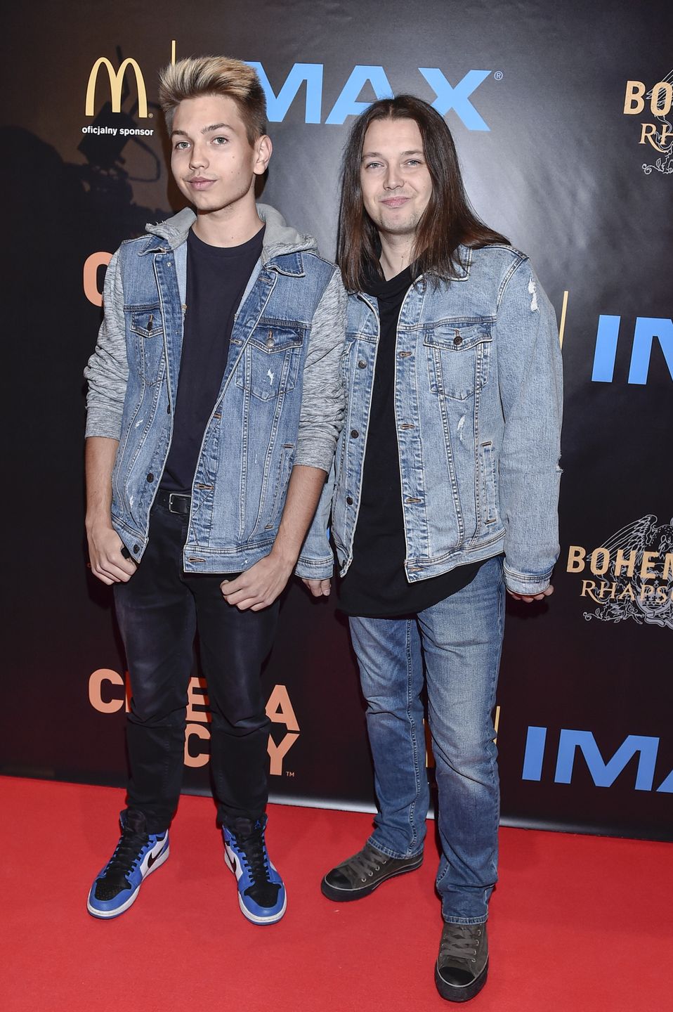 Fleszar z synem w 2018 r.