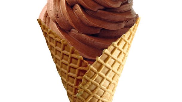 Lody włoskie light o smaku czekoladowym