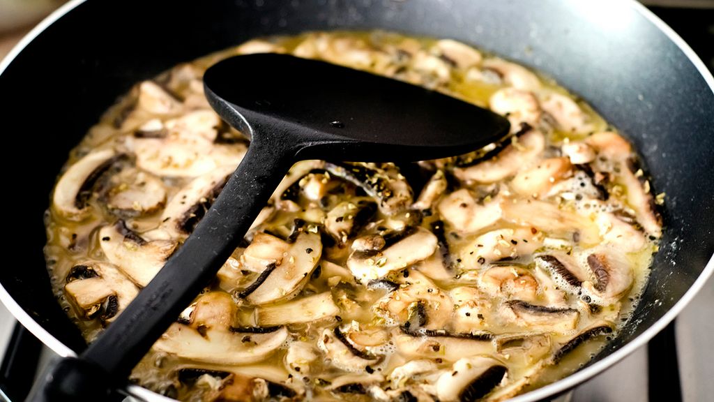 Smażone pieczarki