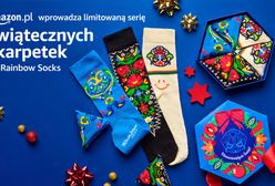 Amazon.pl tworzy limitowaną serię świątecznych skarpetek z polskim producentem Rainbow Socks i przeznacza cały dochód z ich sprzedaży na cele charytatywne