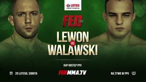 MMA. Rafał Lewoń i Piotr Walawski wracają do FEN. Zmierzą się 20 lutego