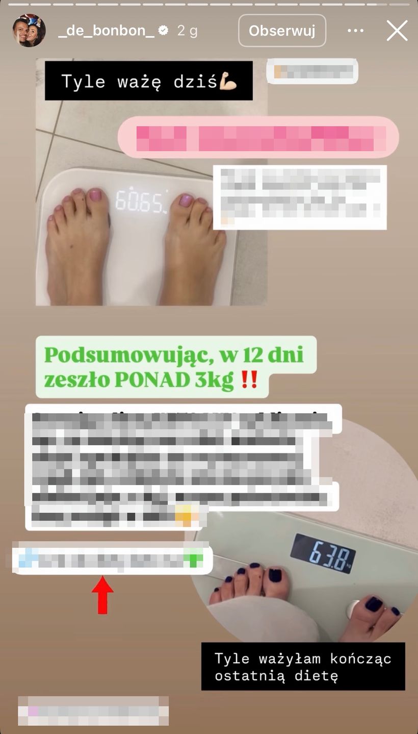 Dominika Serowska pokazała, ile waży 