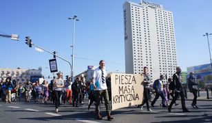Blokada ulicy Puławskiej. Rusza piesza Masa Krytyczna