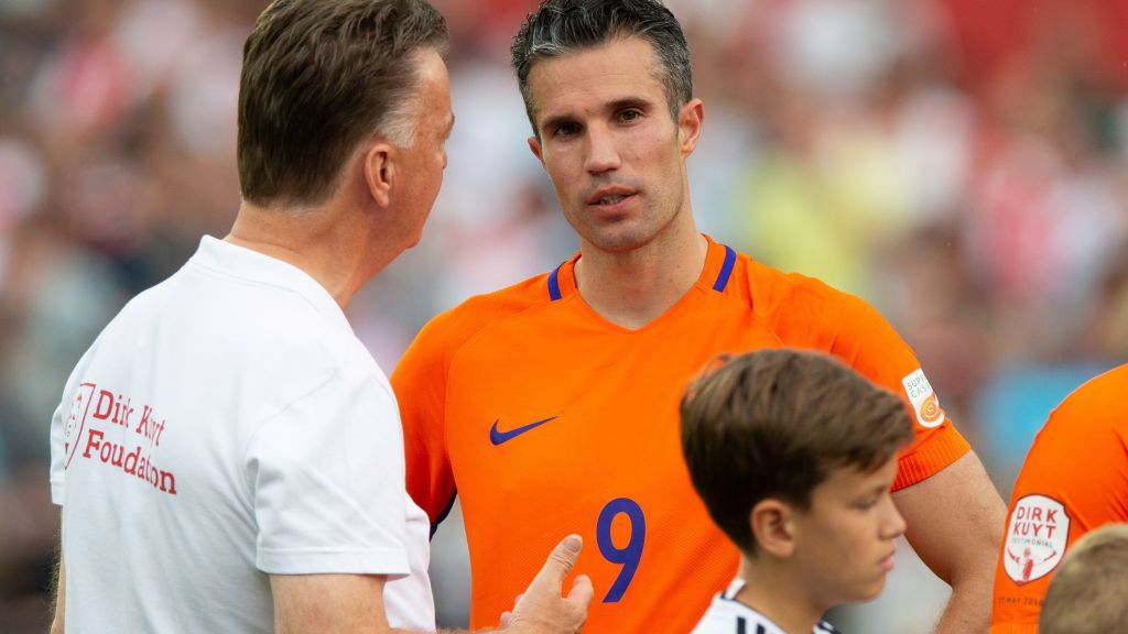 Getty Images / VI Images / Na zdjęciu: Louis van Gaal i Robin van Persie