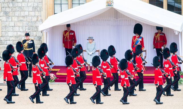 trooping the colour