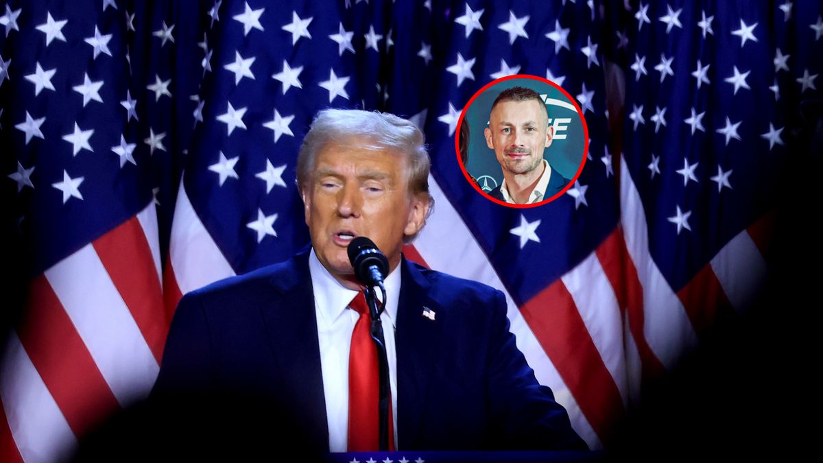 PAP/EPA / CRISTOBAL HERRERA-ULASHKEVICH / Na zdjęciu: Donald Trump, w kółku Leon Madsen