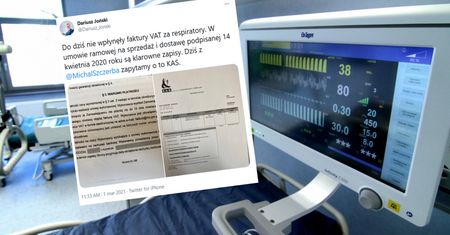 Respiratory od handlarza bronią. "Temat nie jest zakończony"