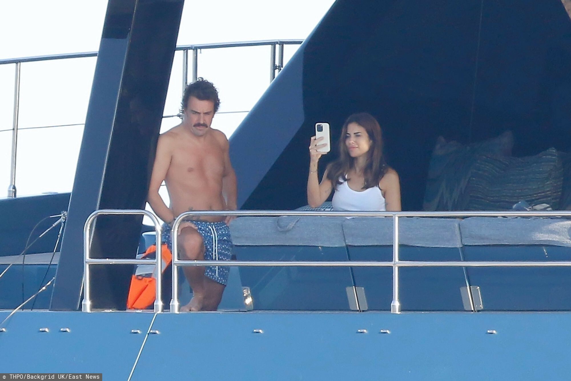Fernando Alonso na jachcie