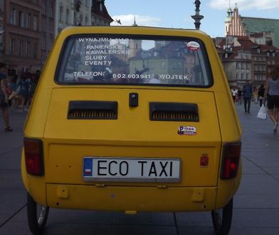 Nietypowy "maluch". Jeździ po Warszawie bez paliwa