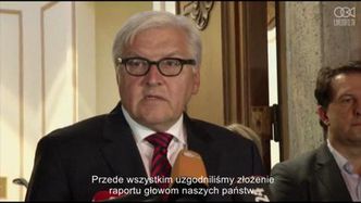 Minister spraw zagranicznych Niemiec widzi postęp w rozmowach o kryzysie na Ukrainie