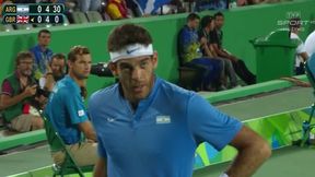 Poezja tenisa! Niesamowita wymiana pomiędzy Murrayem a del Potro