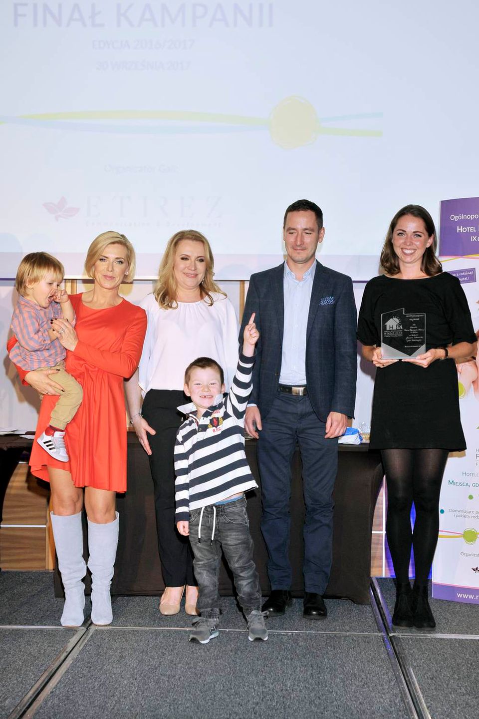 Joanna Kryńska, Violetta Hamerska, Tomasz Marzec razem na evencie