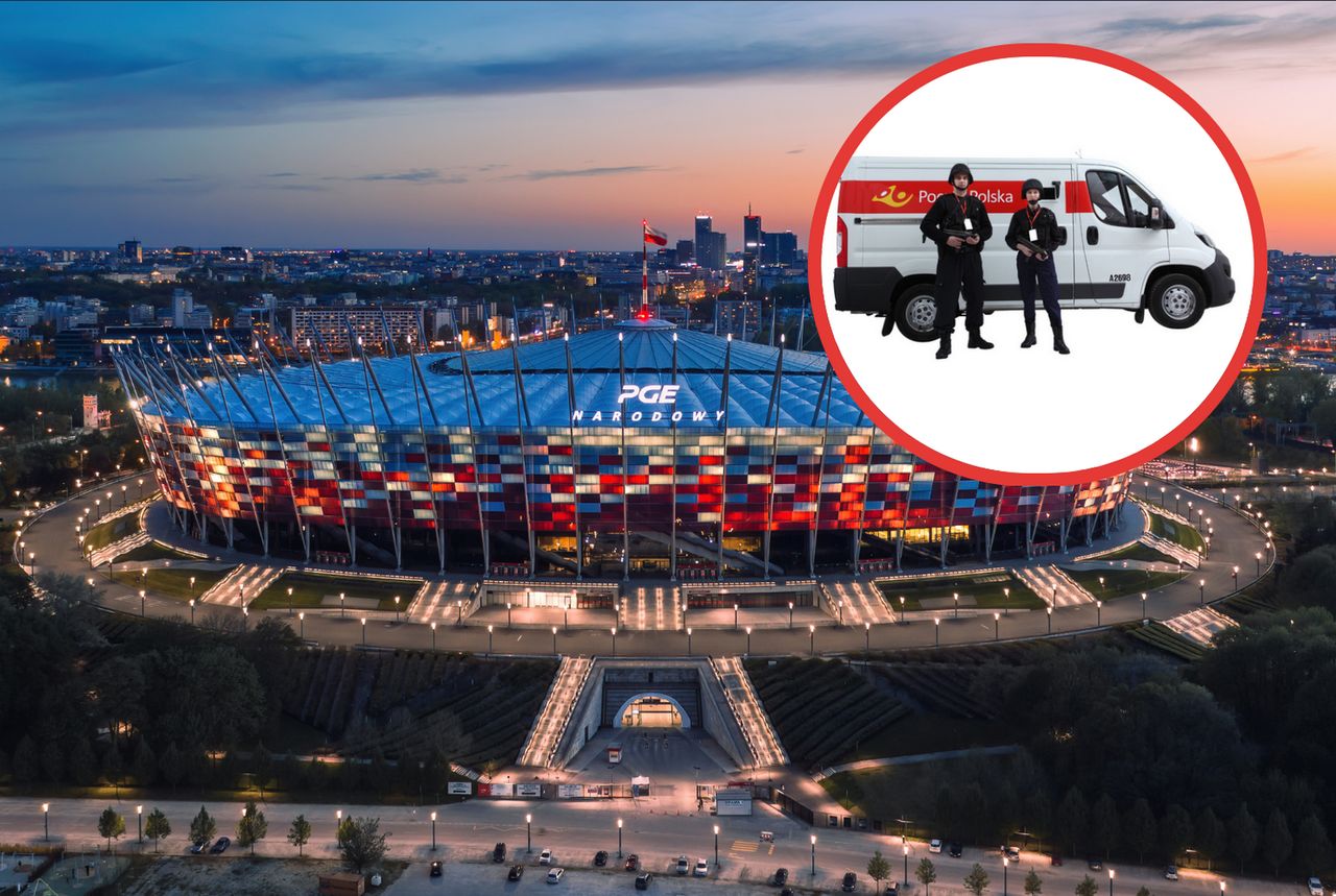 Poczta ochroni Stadion Narodowy. Ochroniarze nie mogą przeklinać 