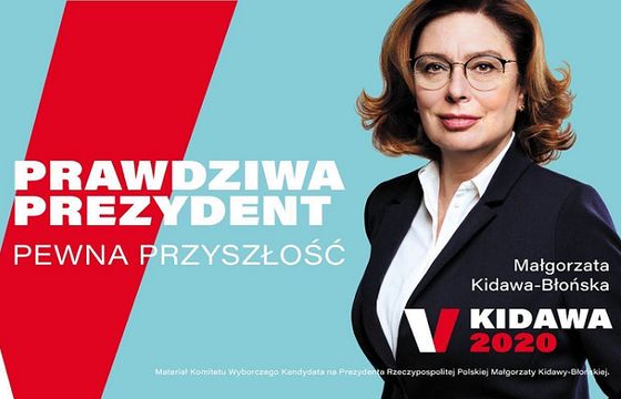 „Prawdziwa prezydent, pewna przyszłość” hasłem wyborczym Małgorzaty Kidawy-Błońskiej